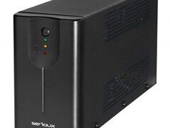 UPS Serioux Line Interactive 800LI, Led, capacitate 800VA480W, 2 prize Schuko , baterie 12 V  8.0 Ah